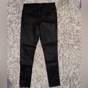 Black faux leather Banana Republic pants!